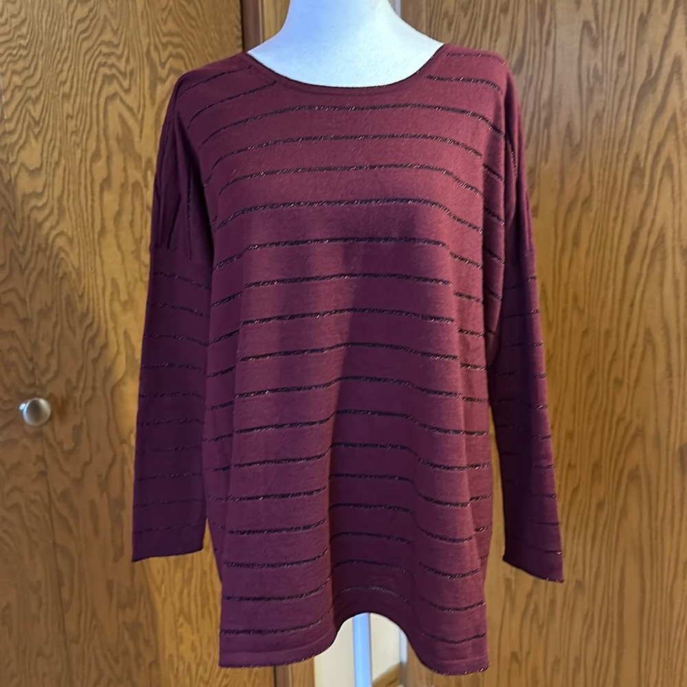 J.Jill burgundy size small sweater.